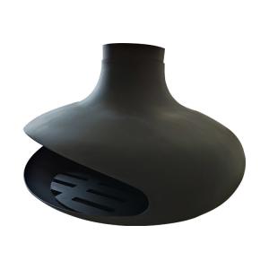 Quality Thickness 3mm Wood Burning Fire Pits ISO9001 Suspended Log Burner wholesale