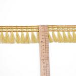 5.5cm Metallic Gold Silver Tassel Fringe Trim For Cushion