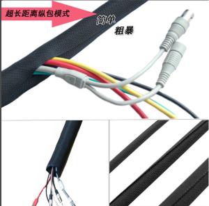 Quality Split Self Closing Braided Wrap Wire Protector Installer Parts Cable Management wholesale