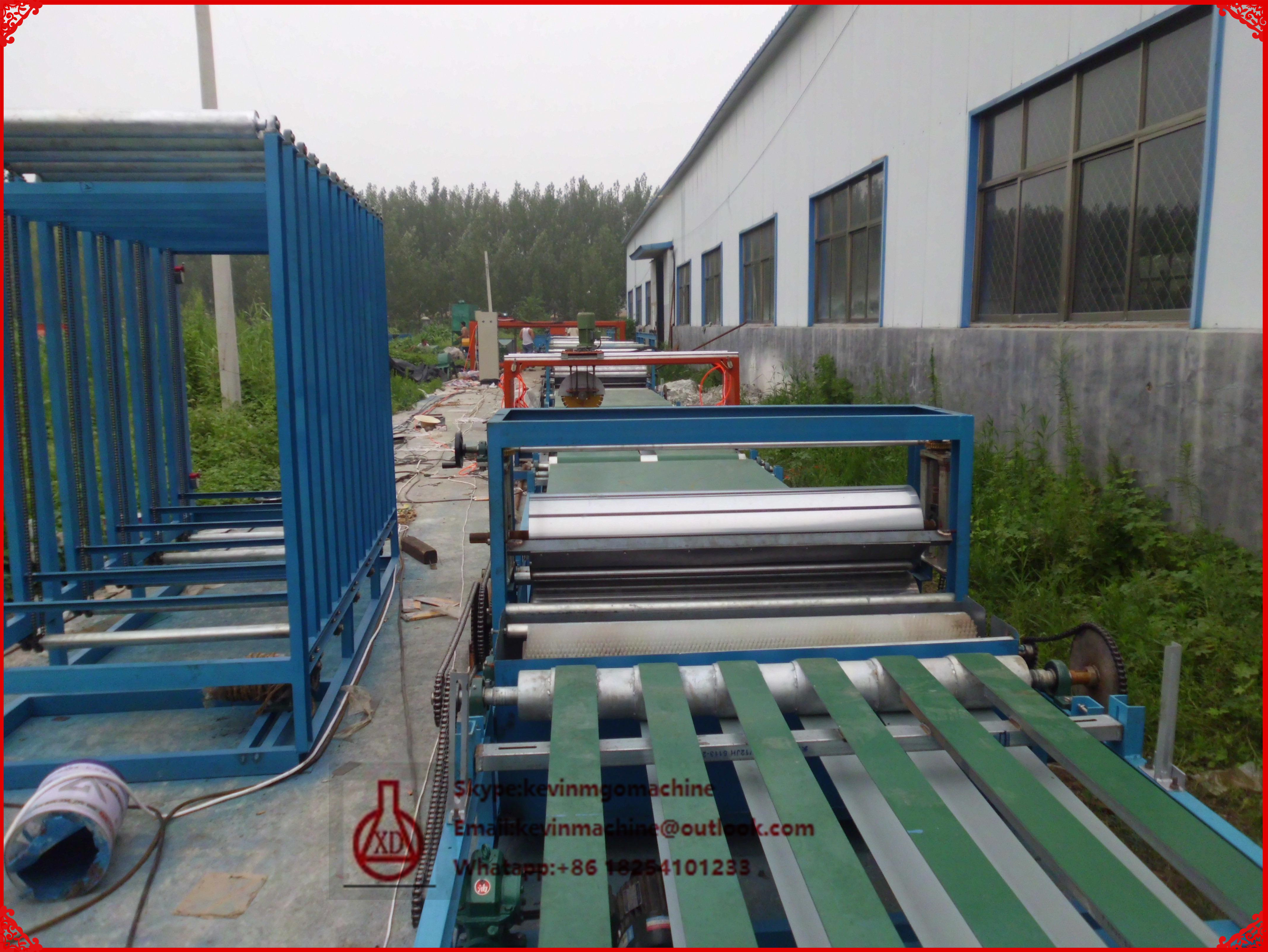 Fiber Glass Magnesium Oxide Sheet Sandwich Panel Making Machine , Wall Panel Roll Forming Machine