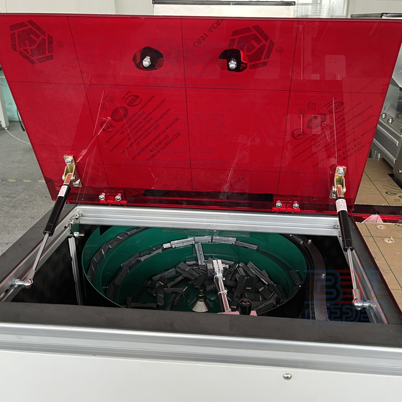 Magnetic Vibratory Feeding Systems Soundproof Enclosure Custom Bowl Feeder