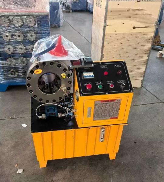 220v-415v Yellow 6-51mm BIG POWERFUL HOSE CRIMPING MACHINE Hydraulic Hose