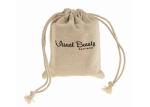 Jewelry Packaging Cotton Drawstring Bag Small Size 12*14cm 1 Color Silk Printing