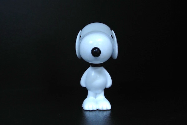3 Inch Tall Plastic Toy Figures Snoopy Figurines Collection White Color
