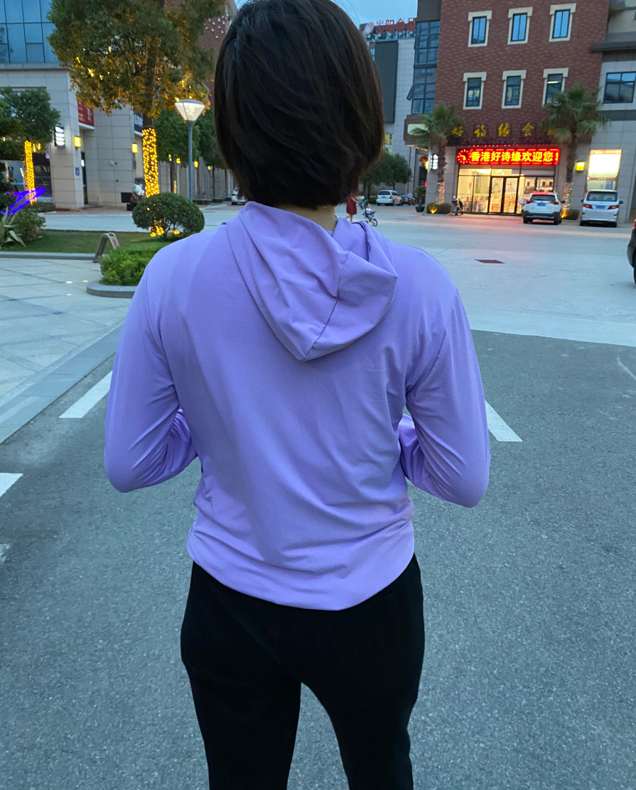 Casual 88% Polyester 4 Way Spandex Ladies Active Jacket For Autumn