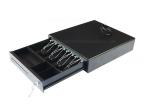 Black White Electronic Cash Drawer / Compact Cash Register Drawer 13.2 Inch 335