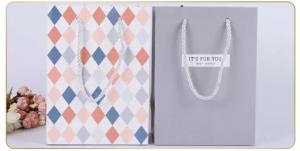 Quality Twisted Handle Custom Printed Paper Bags Non - Toxic For Packaging / Shopping wholesale