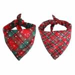 Customized Christmas Dog Bandana Waterproof Cotton Sustainable Bandana