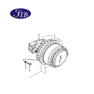 Quality Voe14608847 EC460 Volvo Final Drive Gearbox 14608847 Reduction Gear wholesale