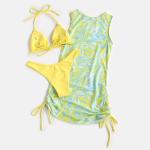 Women'S Yellow Color Sexy Comfortable Swimwear For Everyday Wear For Swimming