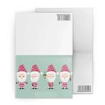Holiday Celebration Thank You 3D Lenticular Greeting Card CMYK Printing