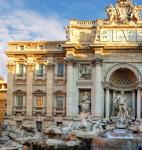 Fontana Di Trevi Famous Large Roman Marble Garden Water Fountain