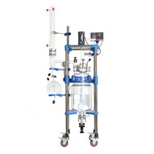 Quality 1-100L Big Glass Jacketed Laboratory Reactor Vessel wholesale