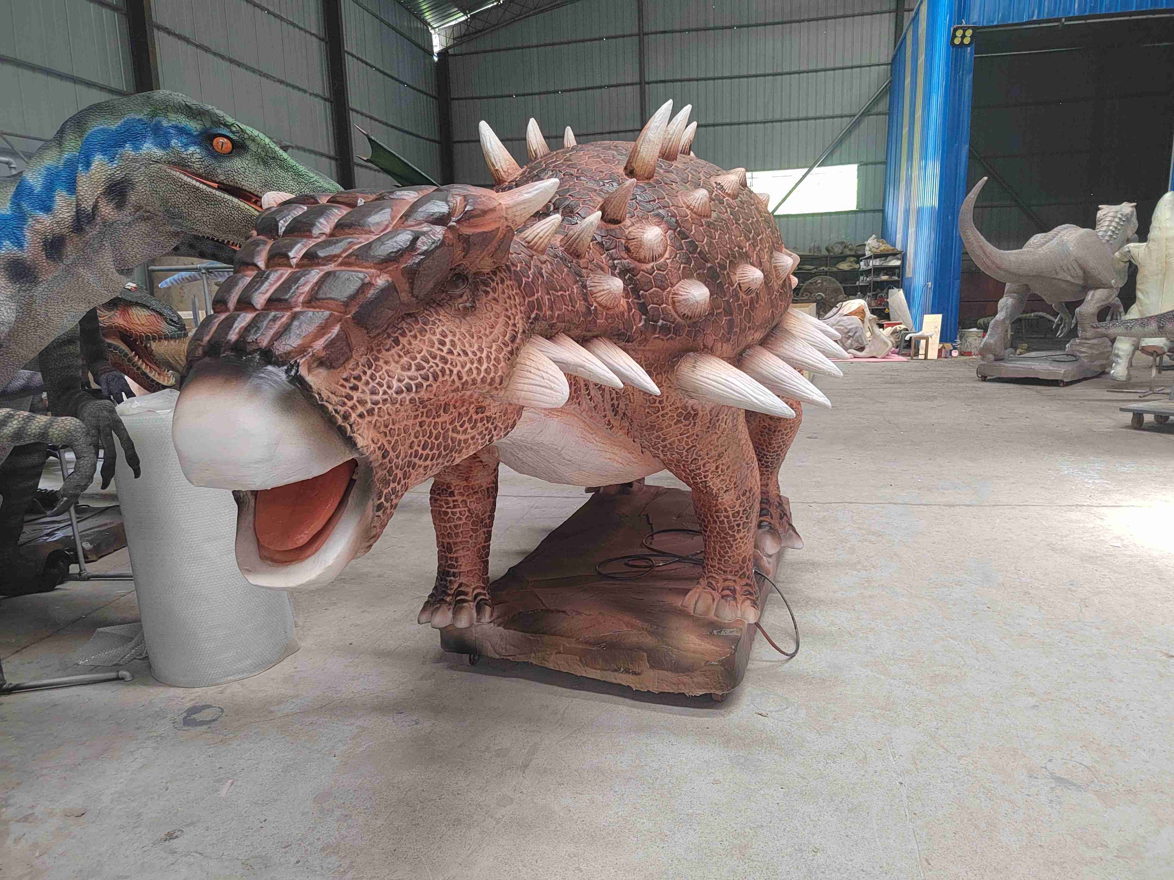 Lifelike Realistic 3D Model Dinosaur Animated Ankylosaur