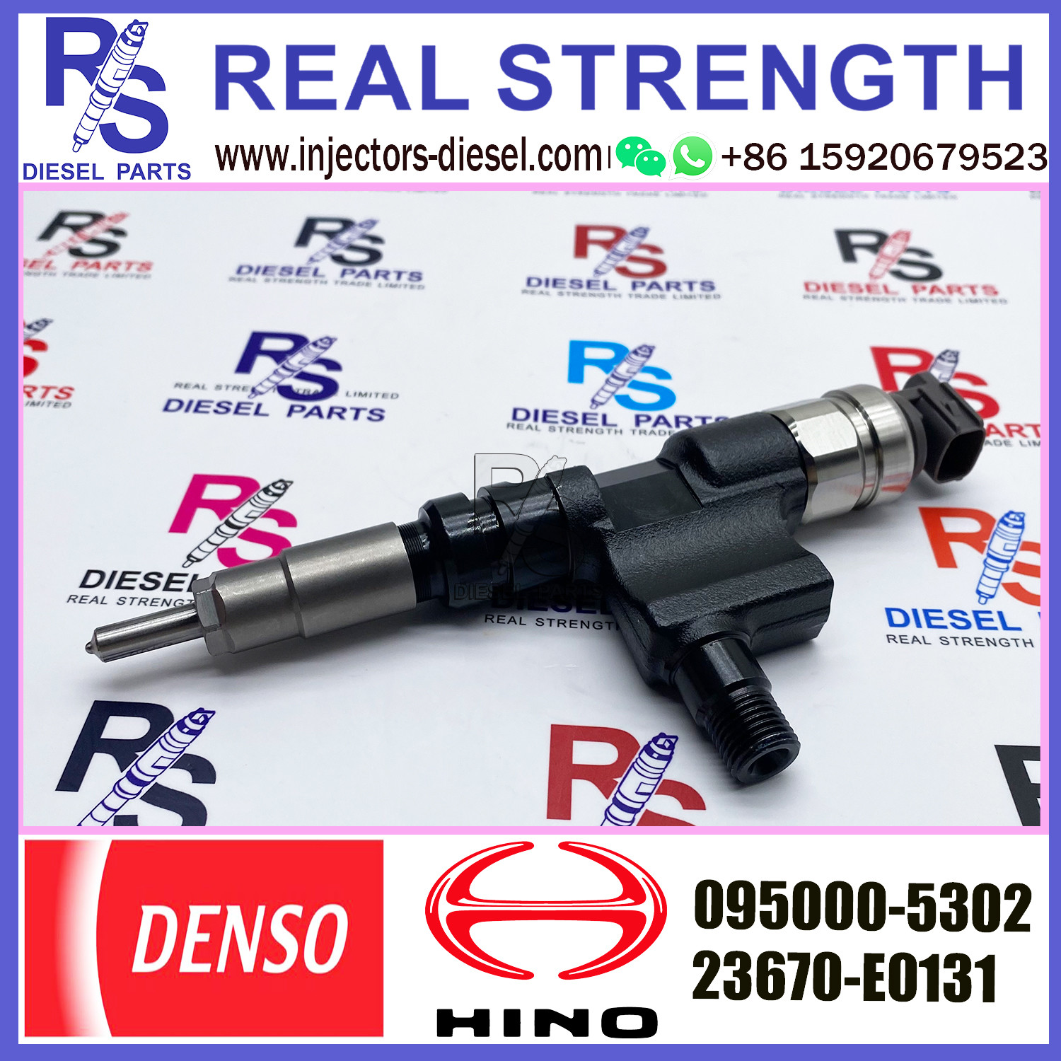common rail fuel injector 095000-5300 095000-5301 095000-5302 23910-1260 23670-E0130 23670-78020 For HINO