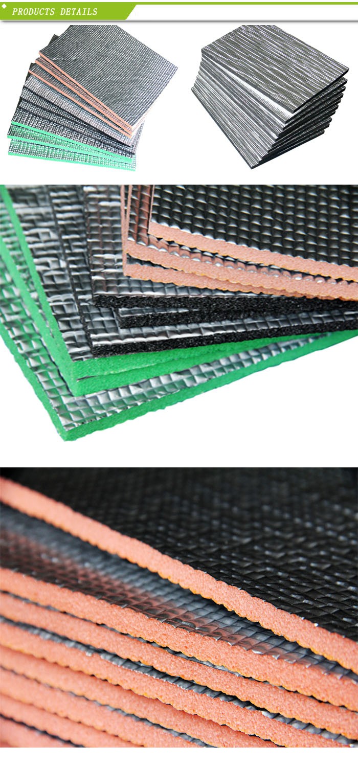 Flame Retardant XPE Foam Insulation , Cross Linked Polyethylene Foam Sheets 380gsm Weight
