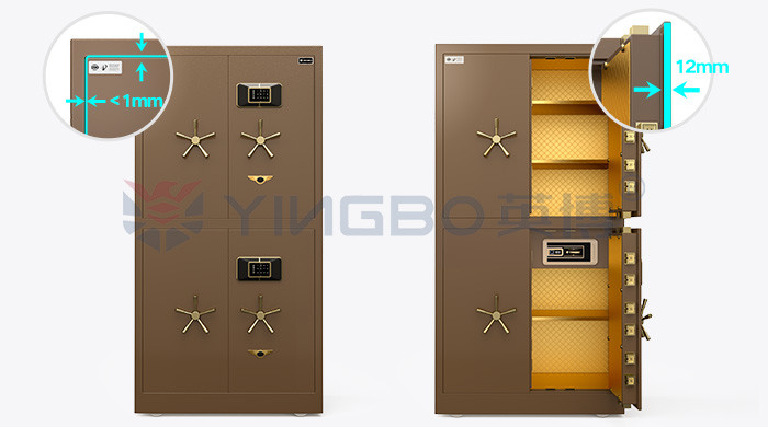Biometric Fingerprint Lock Movable Vault Door Solid Steel YB/DK180