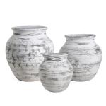 Durable Fiber Cement Flower Planters with Drainage