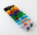 Colorful Fashionable Women's Novelty Socks Sweat Absorbent Customized Logo