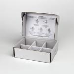 Luxury Cardboard Paper Perfume Packaging Business Shipping Flat Handle Gift