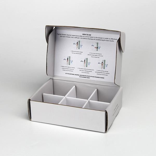 Luxury Cardboard Paper Perfume Packaging Business Shipping Flat Handle Gift
