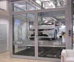 Hairline Stainless Steel Car Elevator Lift 5000KG VVVF Lift