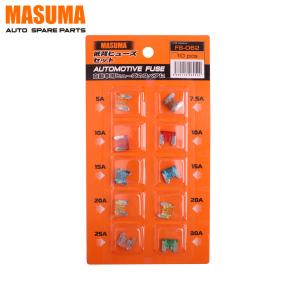Quality MASUMA NO. FS-062 50-30A 10 Pcs Automotive Colorful Assortment Kit Fuses For Car wholesale
