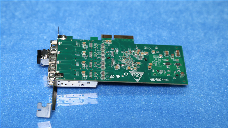 Femrice Quad Port PCIex 4 Server Adapter 1G Gigabit Ethernet Server Network Interface Card Fiber Optic SFP Slot Lan Card
