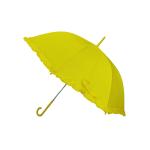 Womens Ruffle On Hem Polyester 190T Straight Umbrella