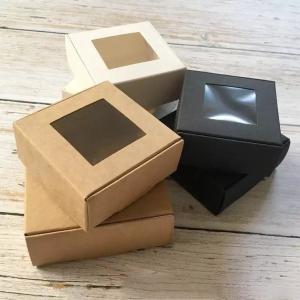 Quality Square Transparent Craft Paper Accessory White Card Present Gift Direct and Hot Stamping wholesale