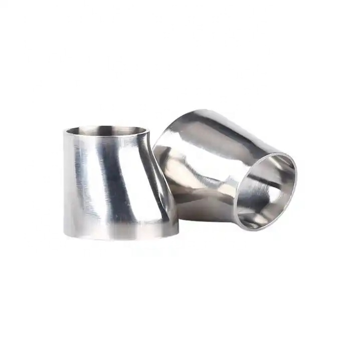 Stainless Steel Forged 3A DIN Reducing Sanitary Mirror Welded Reducer 304 316 Transition