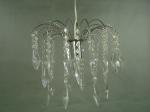 Romantic Pink Acrylic Lamp Shades D250*H180 3 Way Gimbal