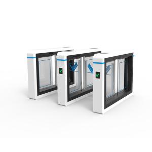 Quality School Flap Barrier Turnstile , SPCC Smarter Security Turnstiles With RFID Reader wholesale