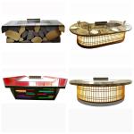 7 Seats Electric Teppanyaki Grill Stainless Steel Material 380v 50hz For