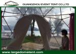 Transparent 6m Geodesic Dome Tent Greenhouse With PVC Windows