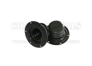 Quality DN60 x H 30mm High Tear Resistance Black Buna-N NBR Rubber End Caps for Air Compressor Machine wholesale