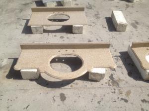 Quality Prefab Marble Stone Countertops For Apartment / Public Area Renovation wholesale
