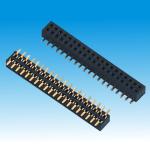 1.0 mm H 2.0 Dual Row Straight Right Angle Type Female Header Connector