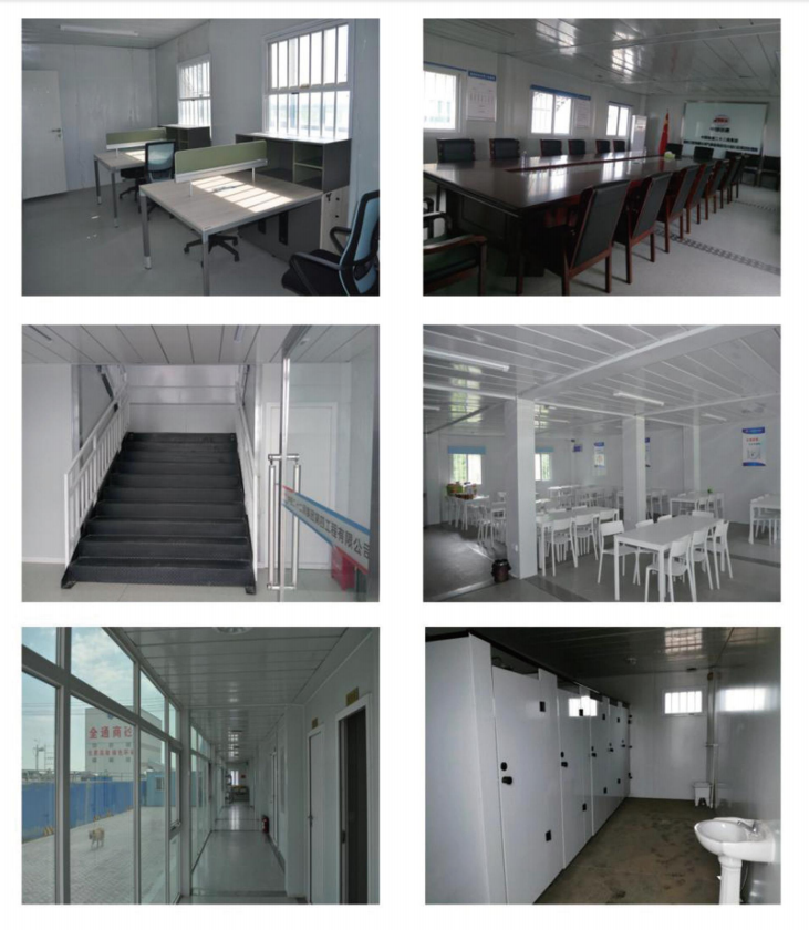 Weather Resistant Flat Pack Container House Customized With Q235 / Q345 Light Steel Frame