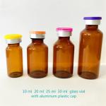 kosmetika vitro botelo 30ml sukcena vitro fiolo injekto botelo medicina uzo