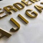 Customizable Stainless Steel LED Signs For A-Z And Number Alphabet