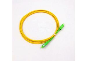 Quality Sc Upc Fiber Optic Patch Cord Cable High Return Loss Zirconia Sleeve wholesale