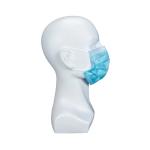 Non Woven Surgical Medical Mask Anti Virus Dust 3 Layers Fiberglass Free