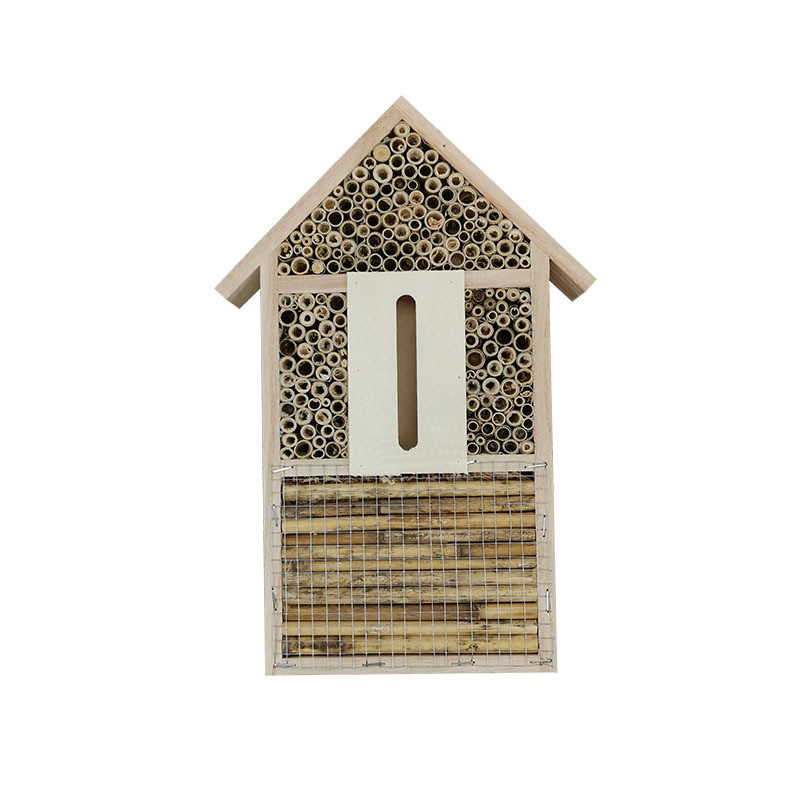 Wall Hanging Honey Bee Wooden Box 15cm*15cm*9cm Bee Keeping House