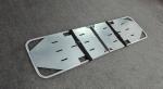 Aluminum Alloy Hard Board Two Fold Stretcher For Patient Transfer Light Weight