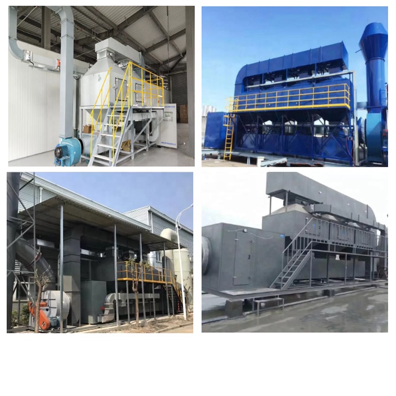 Product Advantages No Secondary Pollution in Paint Spray Booth Exhaust Gas Treatment
