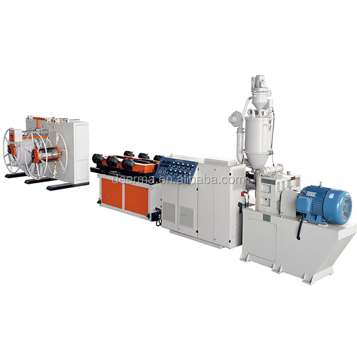 High Productivity PE PP PVC Corrugated Pipe Making Machine/plastic Corrugated Pipe Extrusion Line for Durable Production