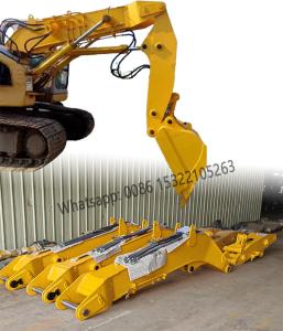 Quality Hot Sale Long Reach Boom With Standard Bucket Excavator Short Arm Excavator Tunnel Arm wholesale