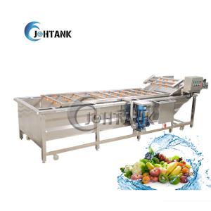 Quality Single Tank Ozone Based Vegetable Fruit Bubble Washing Machine wholesale