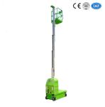 Self-Propelled Aluminum Aerial Work Platform Single Mast 6 Meters Lift Capacity